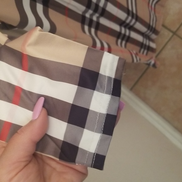 SEXY Bodycon Plaid print dress - Picture 4 of 5